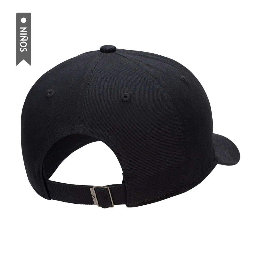 Gorra Nike Club Unstructured Futura para Niño-Negro 2