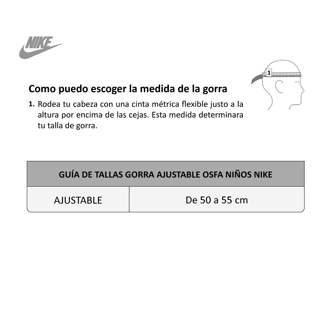 Gorra Nike Club Unstructured Futura para Niño-Negro 3