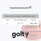 Balon Baloncesto Competencia Golty Volcanix No.7-Naranja - Miniatura 5