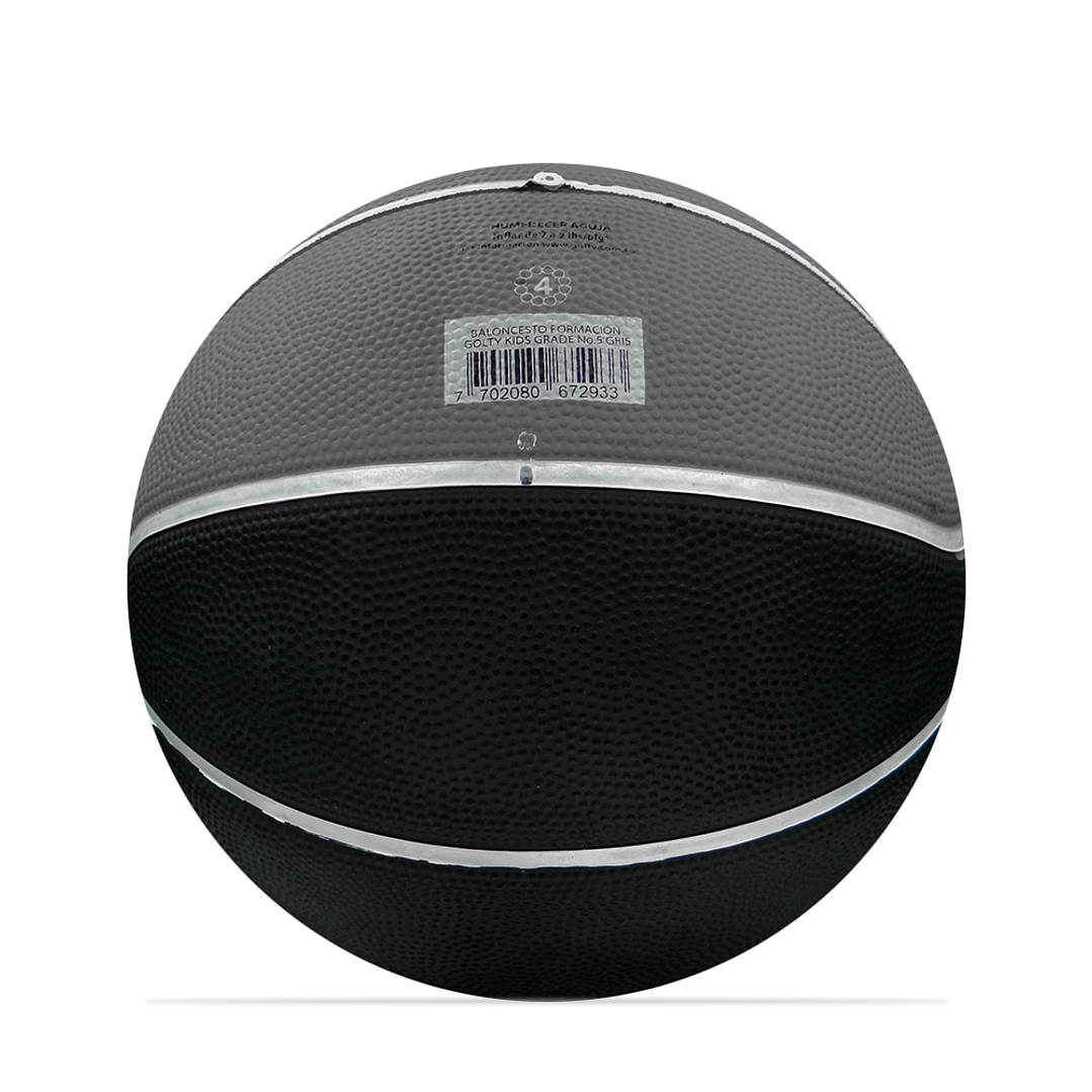Balon Baloncesto Training Golty Kids Grade No.5-Gris 4