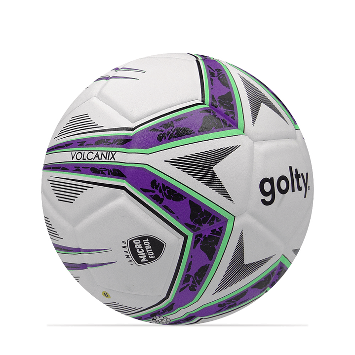 Balon Microfutbol Competencia Golty Volcanix-Blanco 1