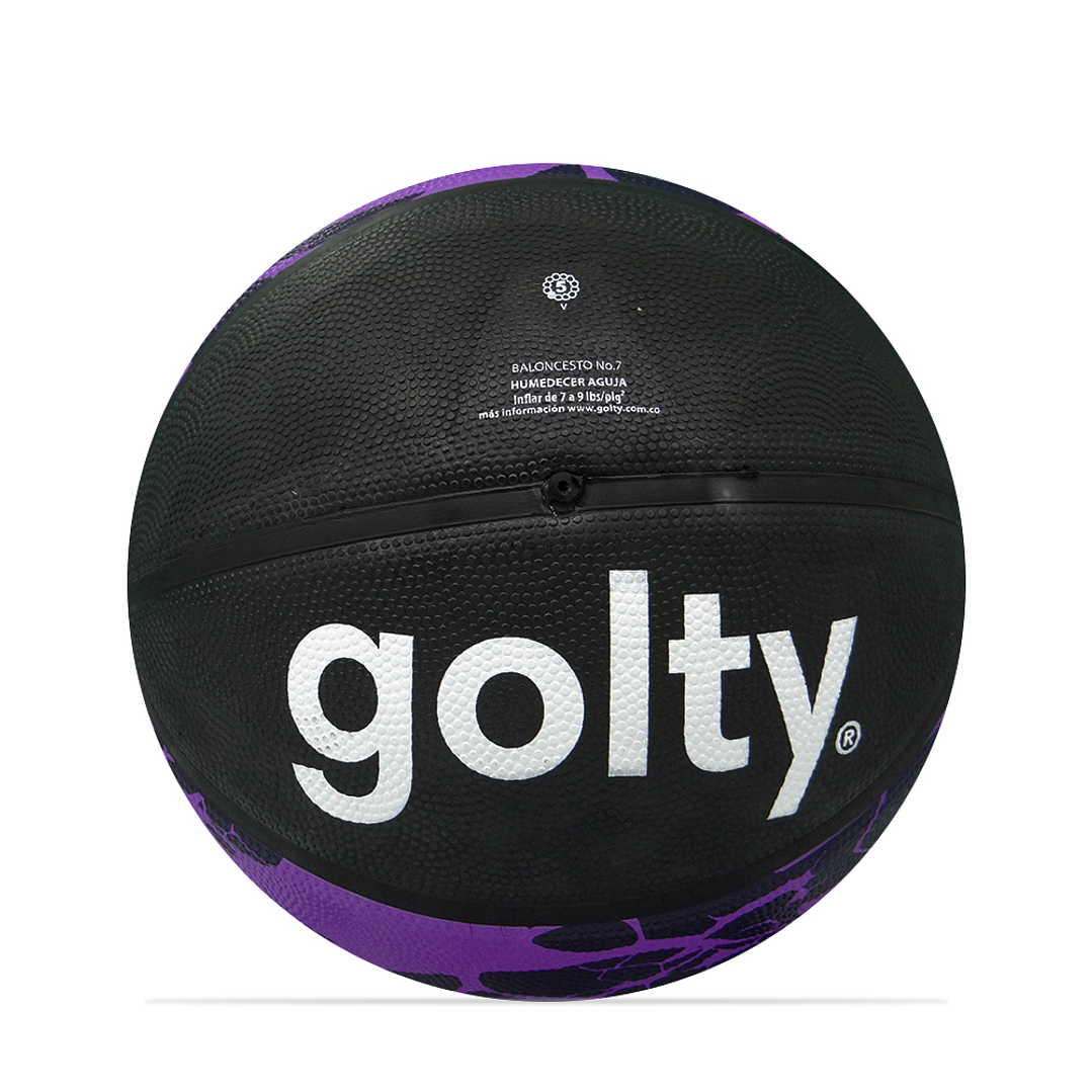 Balon Baloncesto Competencia Golty Volcanix No.7-Violeta 1