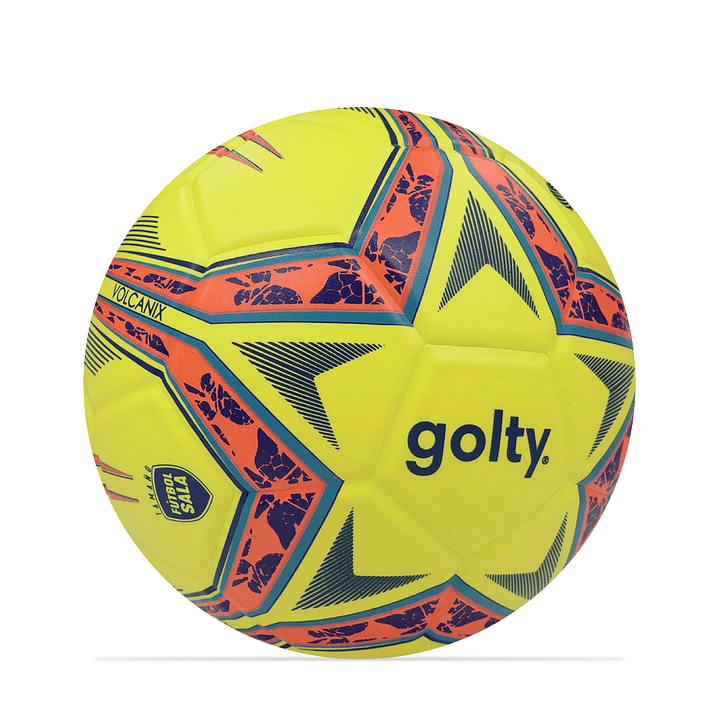 Balon Futbol Sala Competencia Golty Volcanix-Amarillo 1