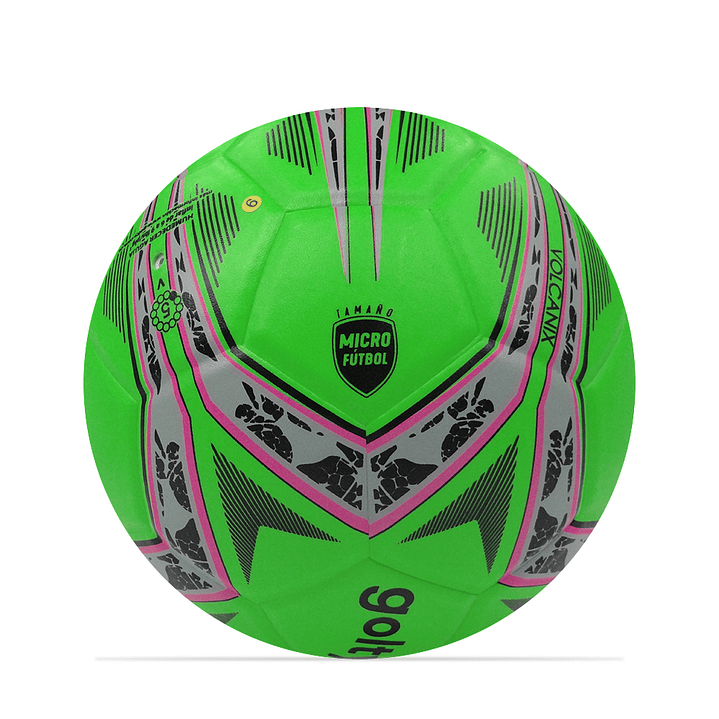 Balon Microfutbol Competencia Golty Volcanix-Verde 2