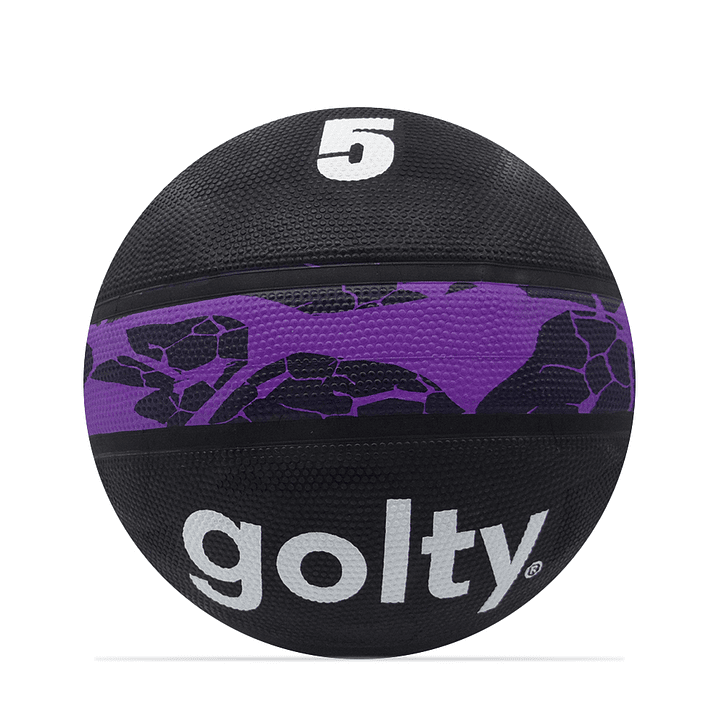Balon Baloncesto Competencia Golty Volcanix No.5-Violeta 2