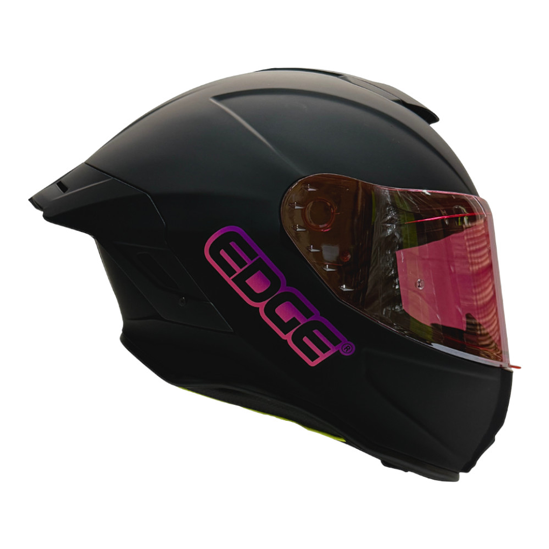 Casco Edge Integral Shanghai Sólido Cert.Dot-Ece-Negro Mate 1