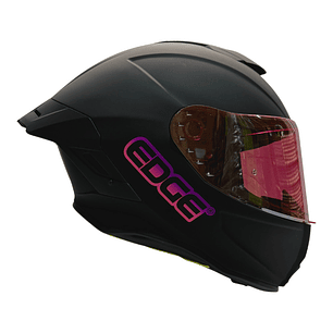 Casco Edge Integral Shanghai Sólido Cert.Dot-Ece-Negro Mate