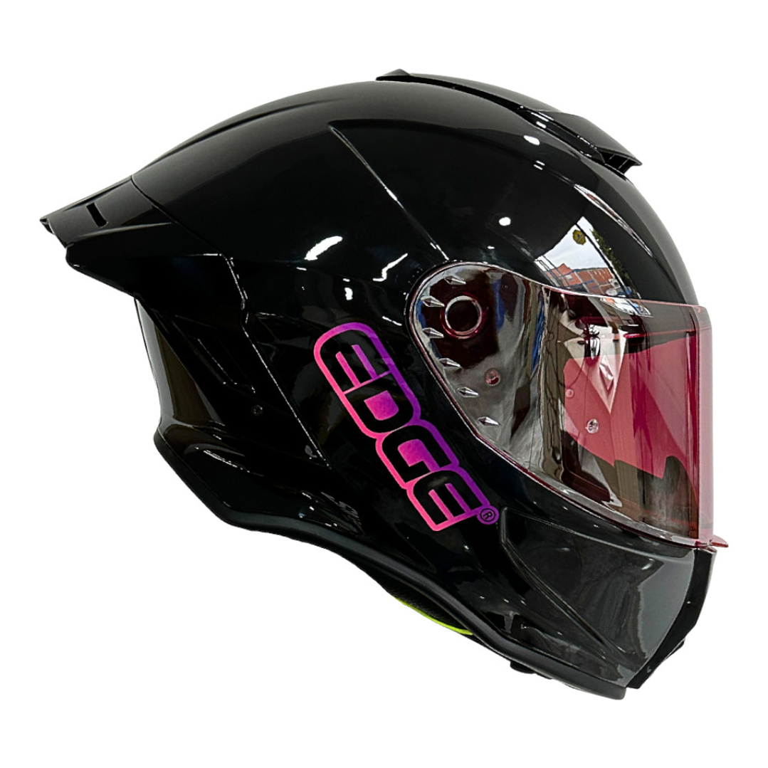 Casco Edge Integral Shanghai Sólido Cert.Dot-Ece-Negro Brill 1