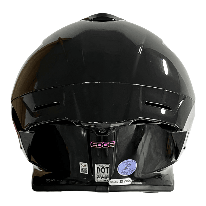 Casco Edge Integral Shanghai Sólido Cert.Dot-Ece-Negro Brill 3