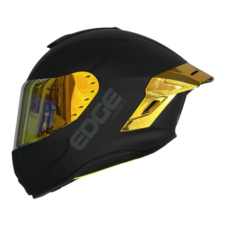 Casco Edge Integral Shanghai Cert.Dot-Ece-Negro Met. Dorado 2