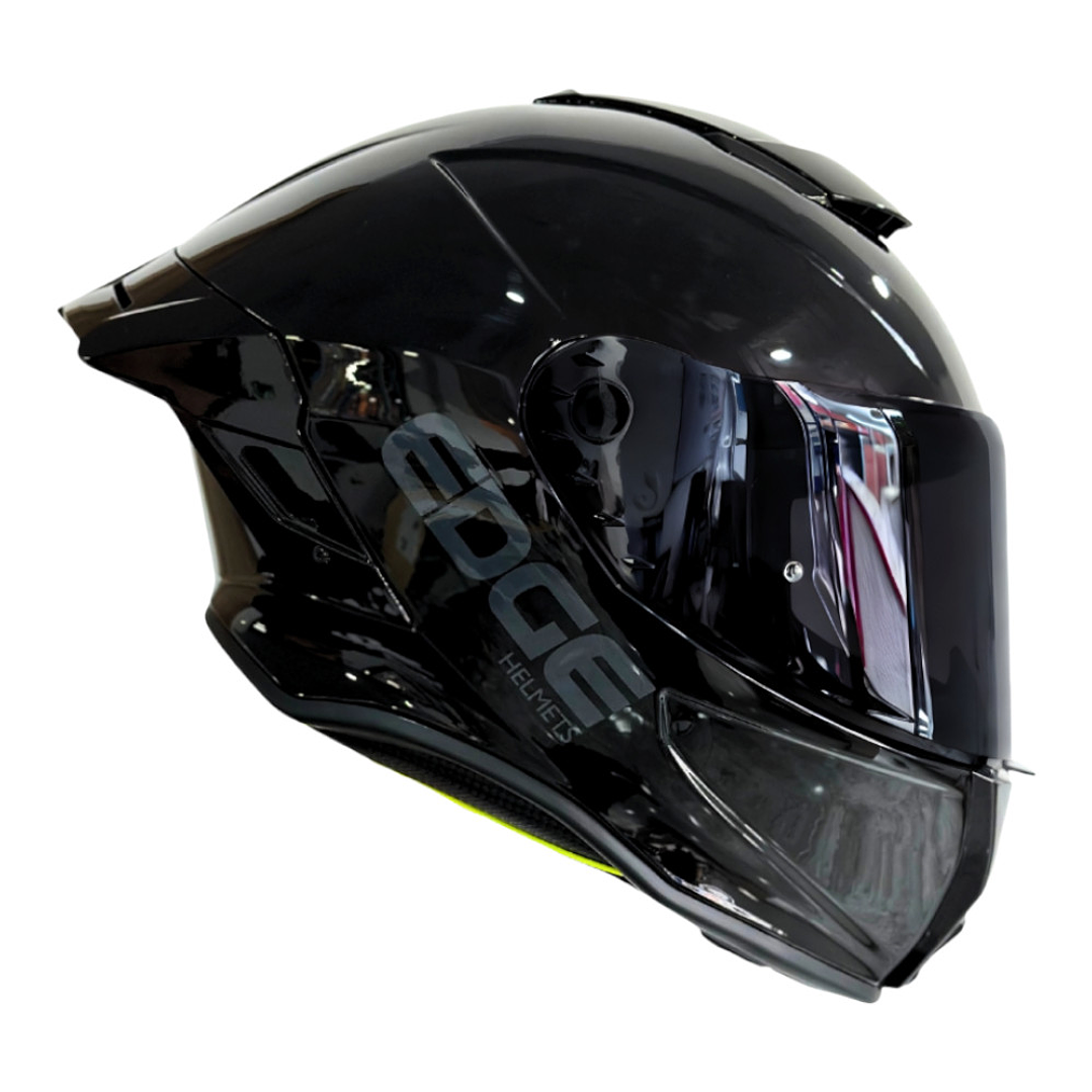 Casco Edge Integral Shanghai Sólido Cert.Dot-Ece-Negro 1