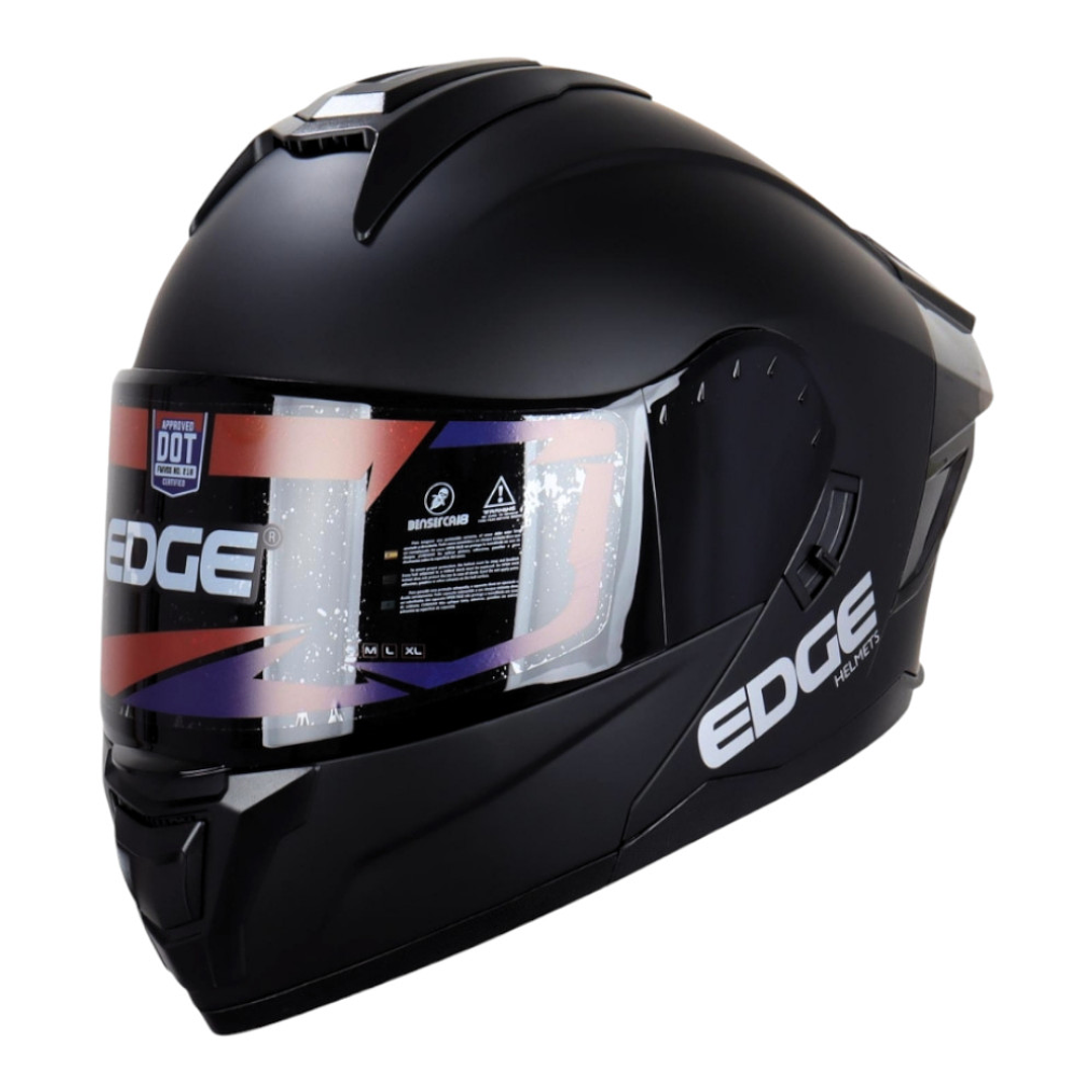 Casco Edge Abatible Boston Cert.Dot-Ece-Negro Mate 4