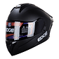 Casco Edge Abatible Boston Cert.Dot-Ece-Negro Mate - Miniatura 4