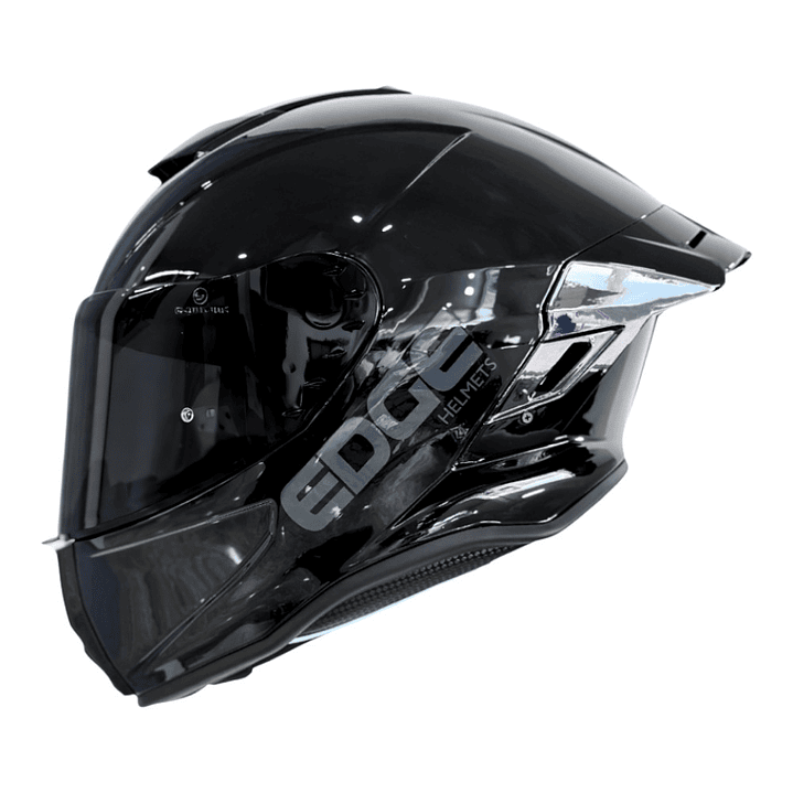 Casco Edge Integral Shanghai Sólido Cert.Dot-Ece-Negro 2