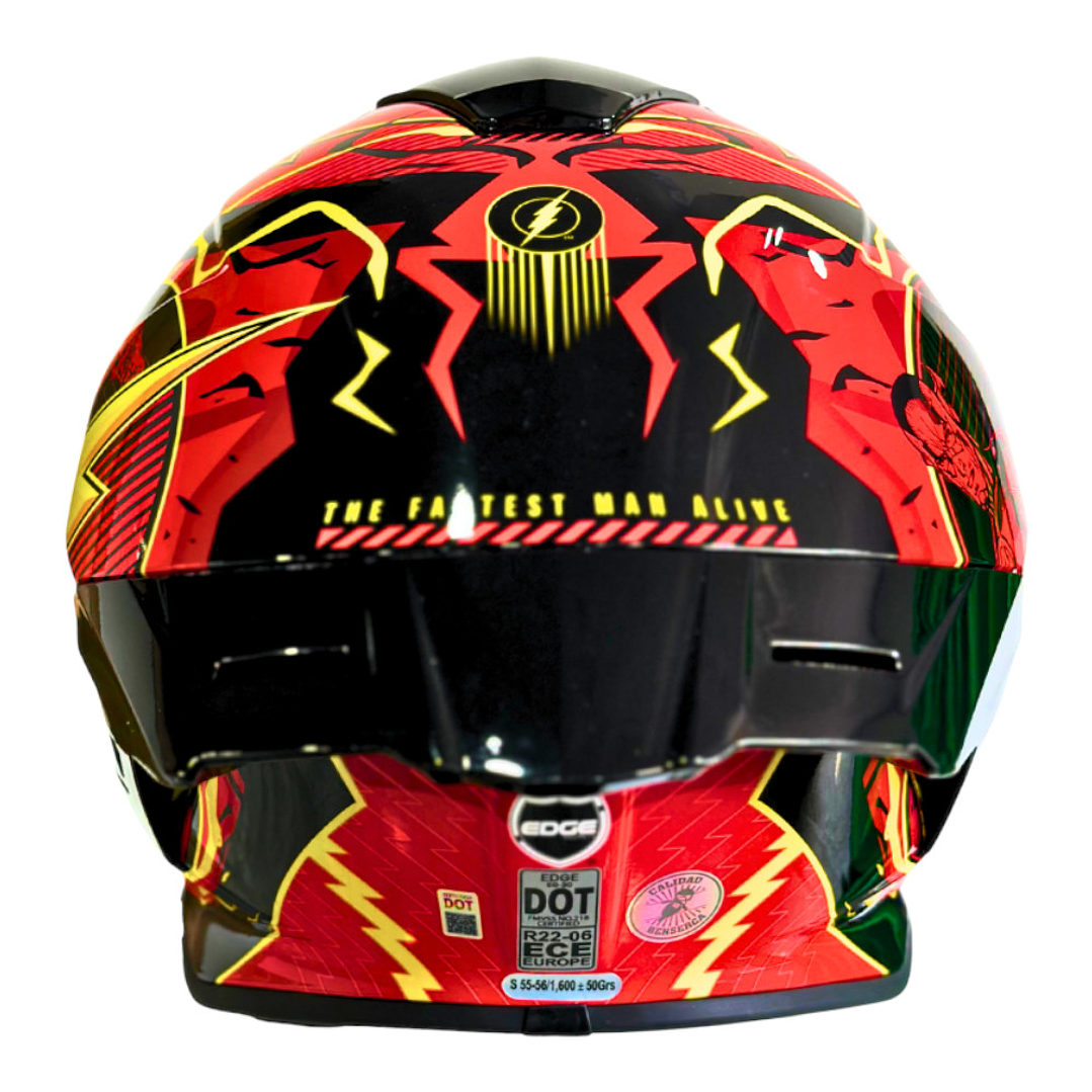 Casco Dc Integral Shanghai Flash Cert.Dot-Ece-Rojo 4