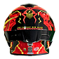 Casco Dc Integral Shanghai Flash Cert.Dot-Ece-Rojo - Miniatura 4