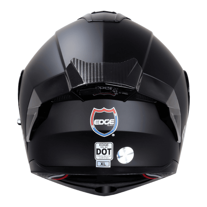 Casco Edge Abatible Boston Cert.Dot-Ece-Negro Mate 6