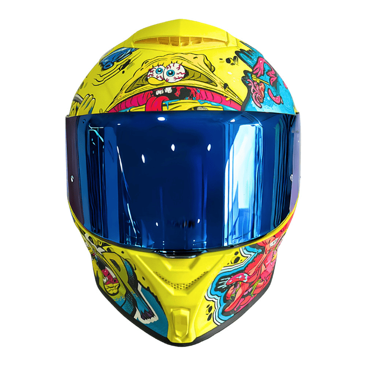 Casco Integral Shanghai Bob Esponja Cert.Dot-Ece-Amarillo 3