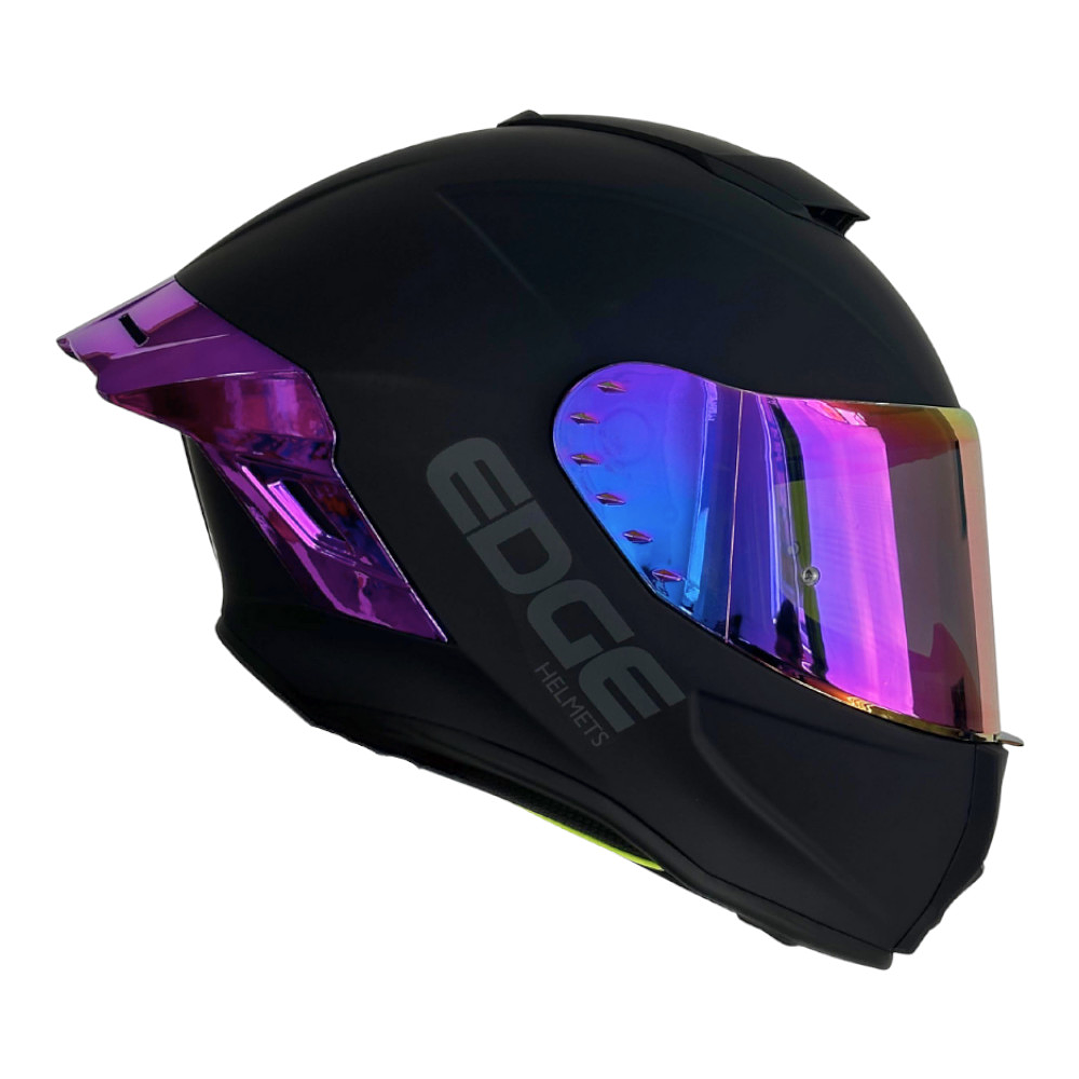 Casco Edge Integral Shanghai Cert.Dot-Ece-Negro Met. Morado 1