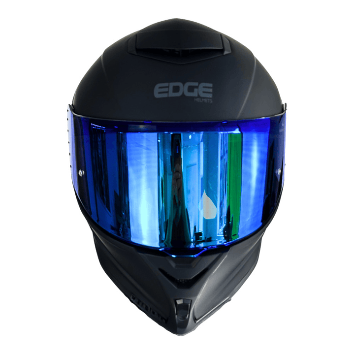 Casco Edge Integral Shanghai Cert.Dot-Ece-Negro Met. Azul 3