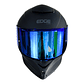 Casco Edge Integral Shanghai Cert.Dot-Ece-Negro Met. Azul - Miniatura 3
