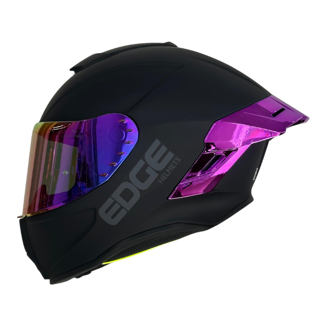 Casco Edge Integral Shanghai Cert.Dot-Ece-Negro Met. Morado 2
