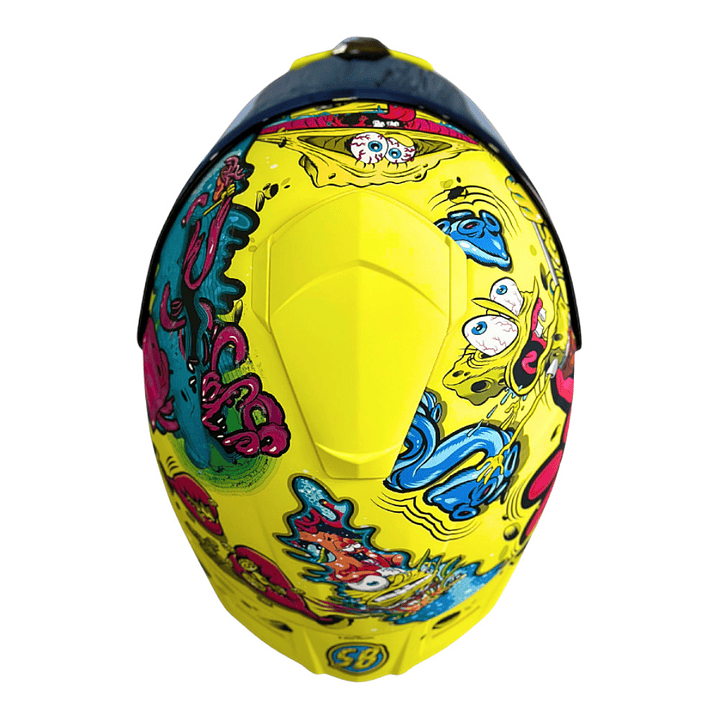 Casco Integral Shanghai Bob Esponja Cert.Dot-Ece-Amarillo 5