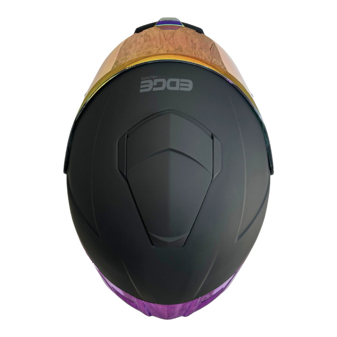 Casco Edge Integral Shanghai Cert.Dot-Ece-Negro Met. Morado 5