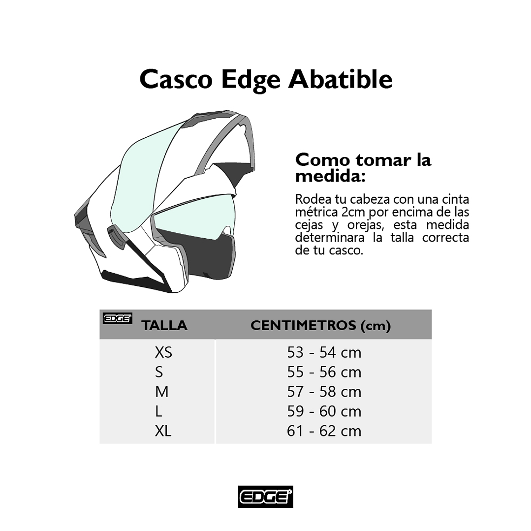 Casco Edge Abatible Boston Cert.Dot-Ece-Negro Mate 7