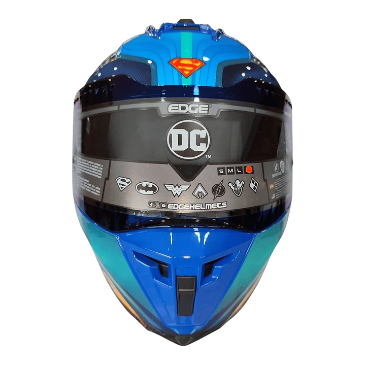 Casco Dc Integral Extreme Superman Cert.Dot-Ece-Azul 4