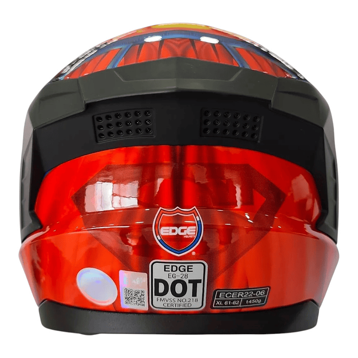 Casco Dc Integral Extreme Superman Cert.Dot-Ece-Azul 5