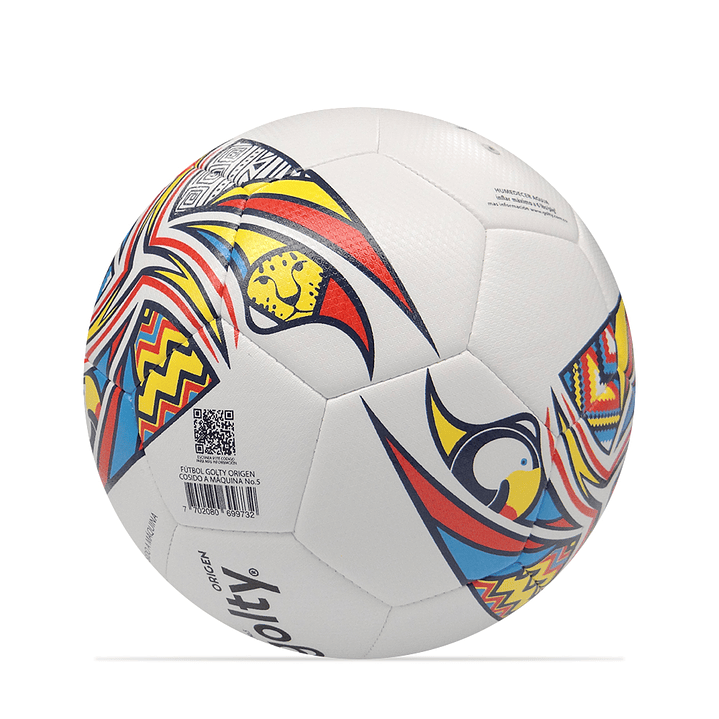Balón De Fútbol Golty Origen Profesional No.5-Blanco 4