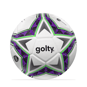Balon Futbol Sala Competencia Golty Volcanix-Blanco