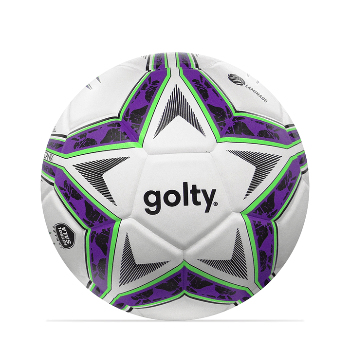 Balon Futbol Sala Competencia Golty Volcanix-Blanco 1