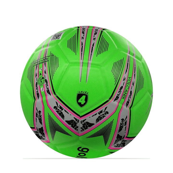 Balon Futbol Competencia Golty Volcanix No.4-Verde 3