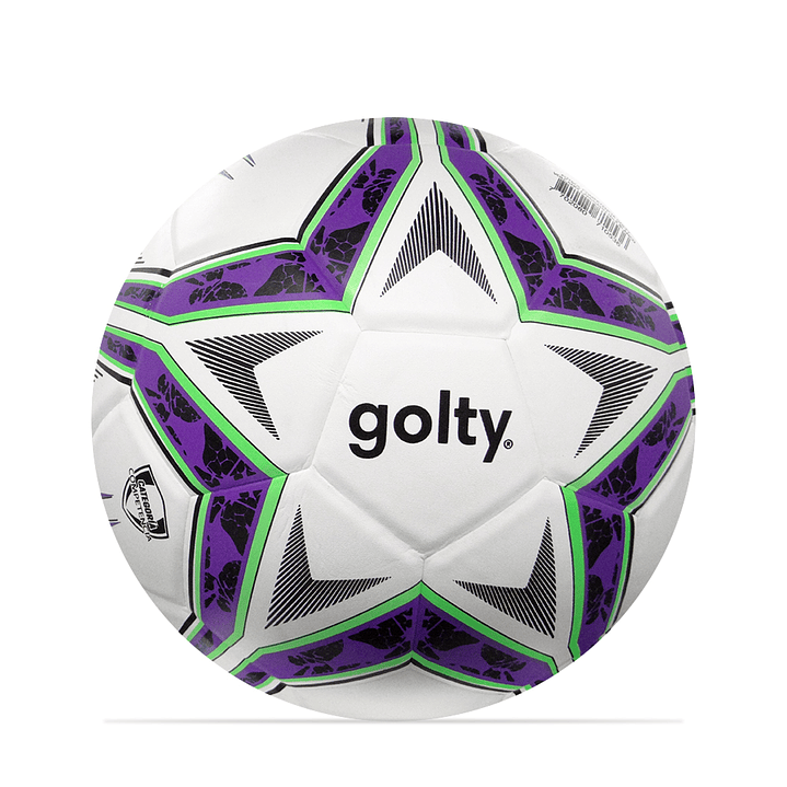 Balon Futbol Competencia Golty Volcanix No.5-Blanco 1
