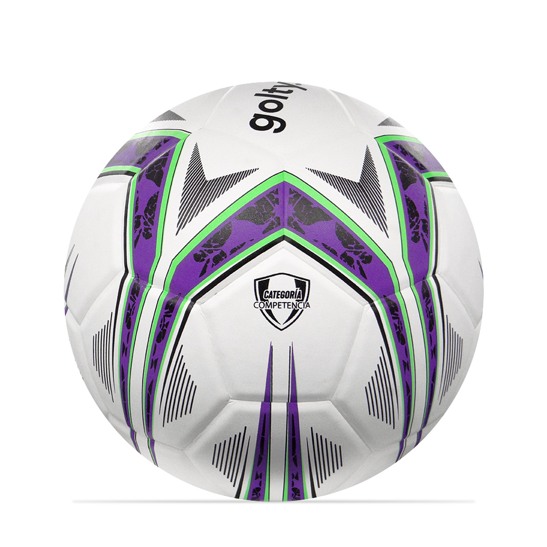 Balon Futbol Competencia Golty Volcanix No.5-Blanco 2