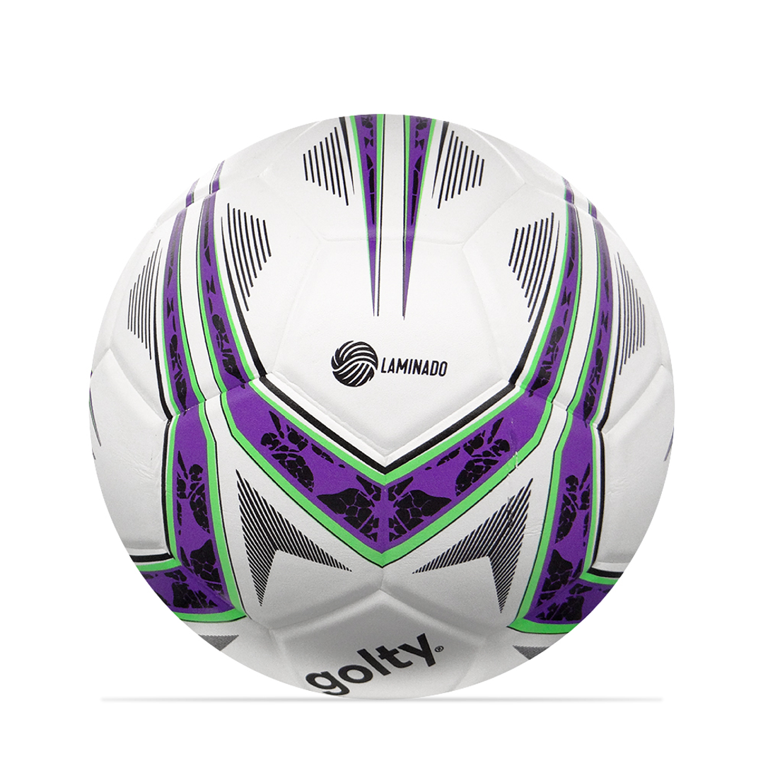 Balon Futbol Competencia Golty Volcanix No.5-Blanco 4