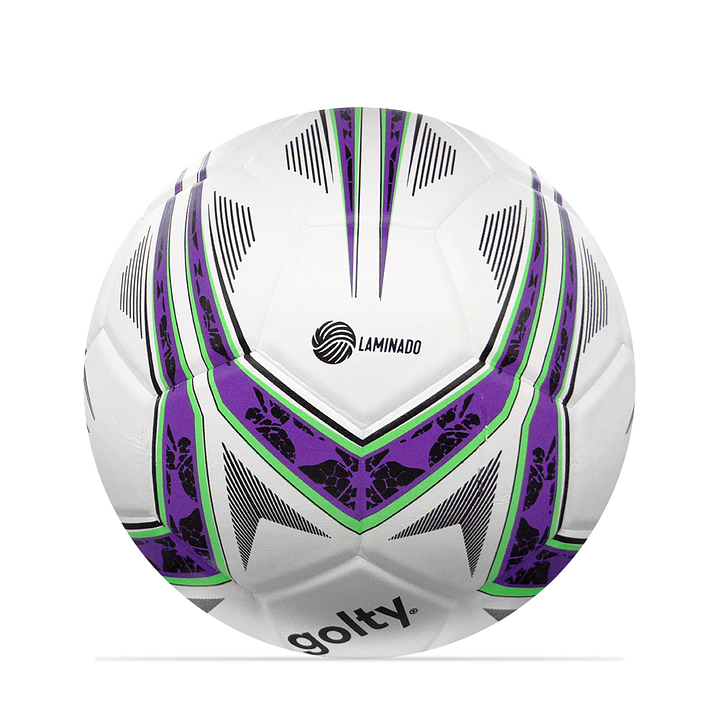 Balon Futbol Competencia Golty Volcanix No.5-Blanco 4