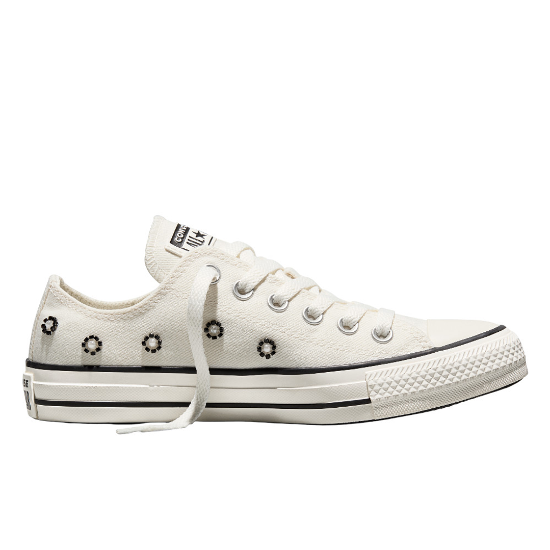 Tenis Converse Chuck Taylor All Star Mujer-Beige/Blanco 1
