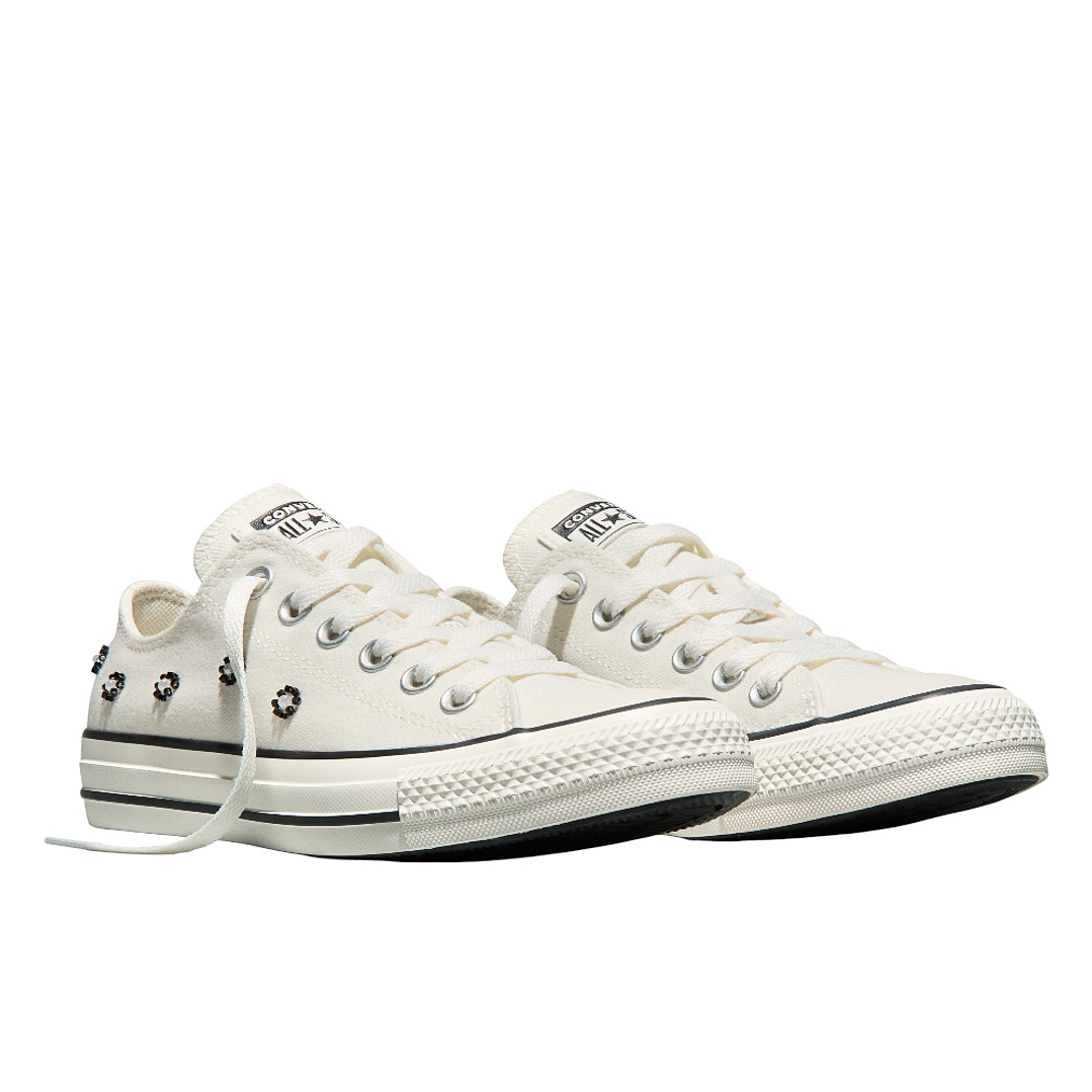 Tenis Converse Chuck Taylor All Star Mujer-Beige/Blanco 4
