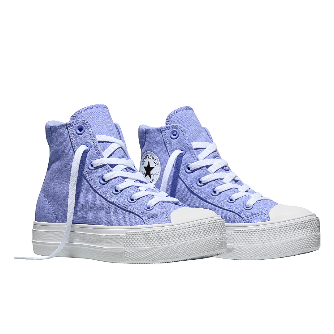 Tenis Botas Converse Day One Platform Mujer-Lila 4