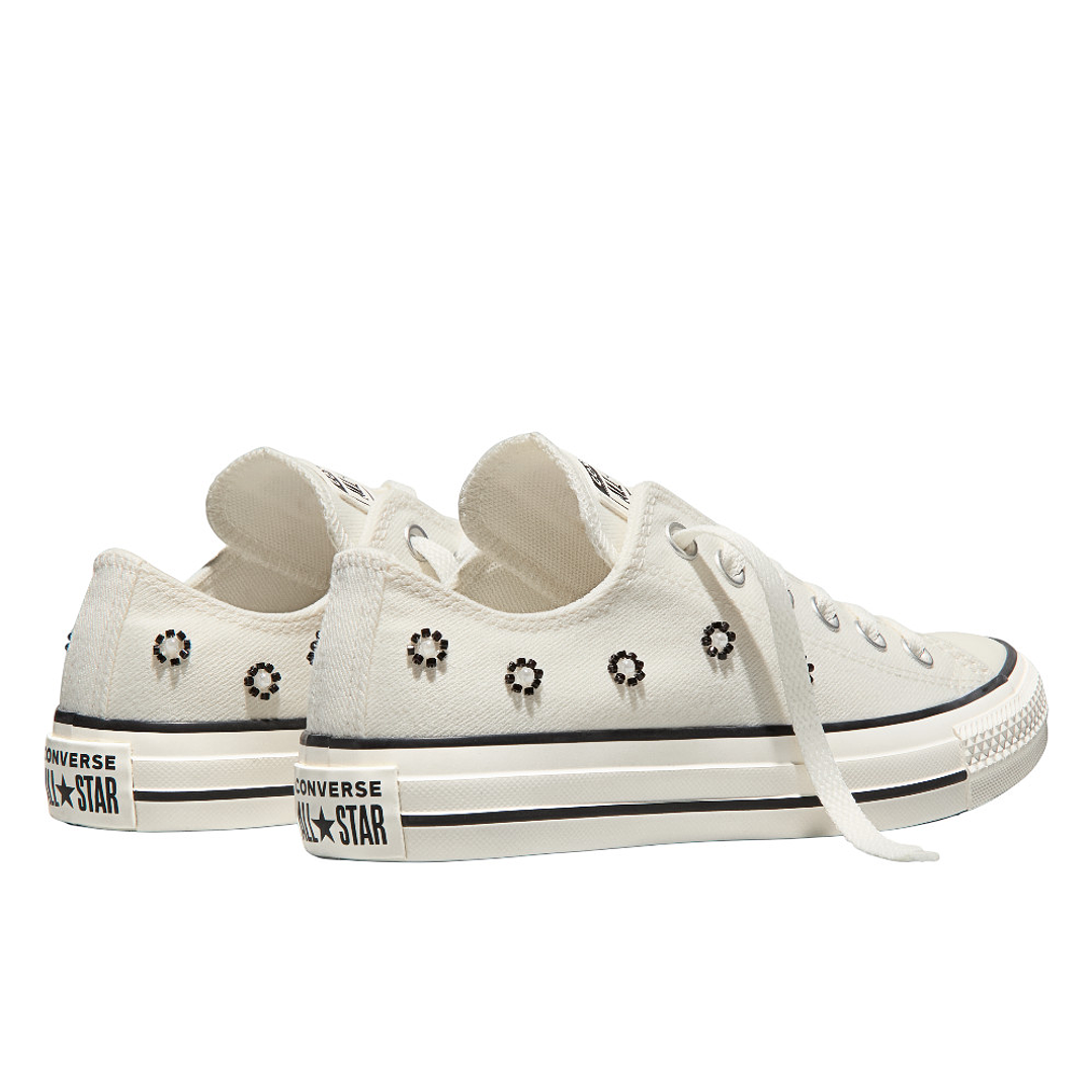 Tenis Converse Chuck Taylor All Star Mujer-Beige/Blanco 5