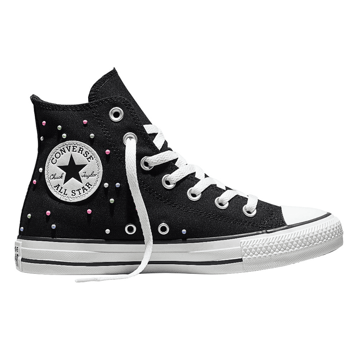 Tenis Botas Converse Chuck Taylor All Star Mujer-Negro 1