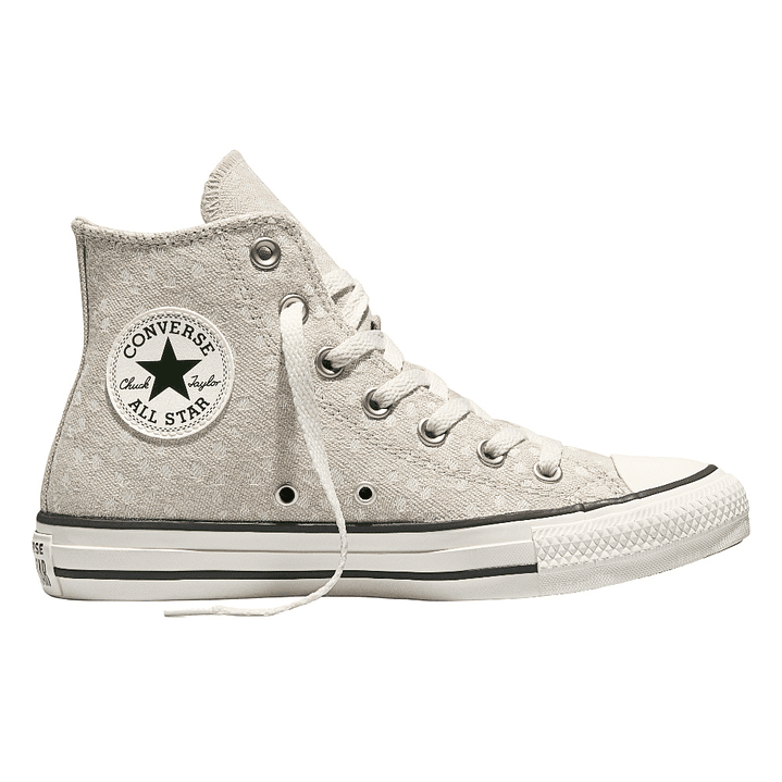 Tenis Botas Converse Chuck Taylor All St Mujer-Gris/Blanco 1