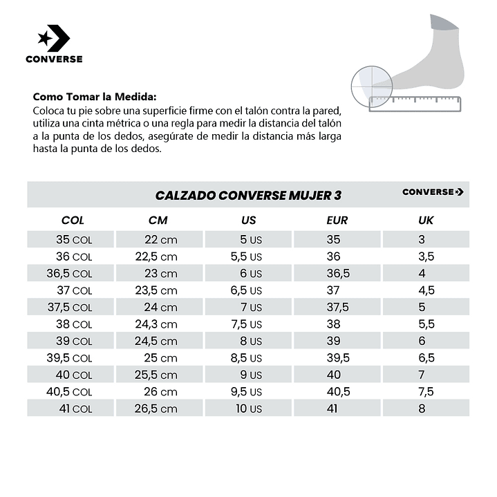 Tenis Botas Converse Chuck Taylor All St Mujer-Gris/Blanco 2