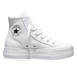 Tenis Botas Converse Day One Platform Mujer-Blanco