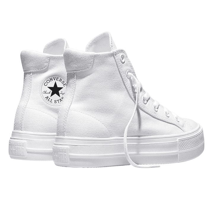Tenis Botas Converse Day One Platform Mujer-Blanco 5