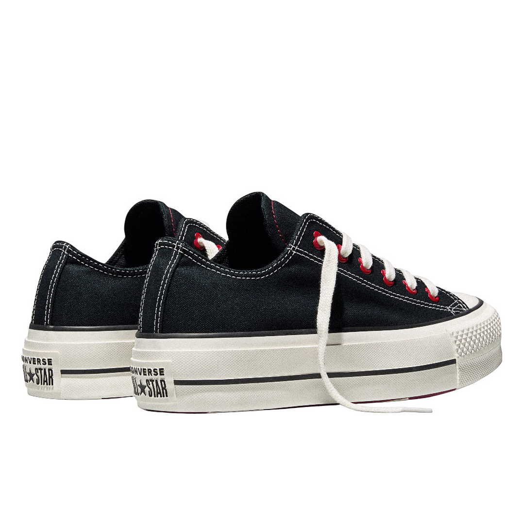 Tenis Converse Chuck Taylor All Star Lift Mujer-Negro/Rojo 5