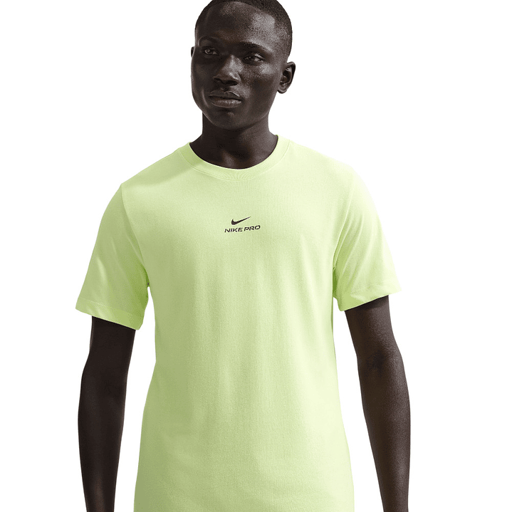 Camiseta Nike Df Tee Std Pro Hombre-Verde 1
